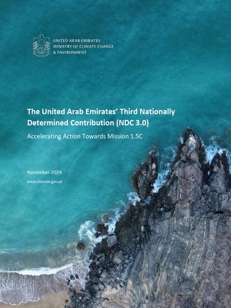 UAE Third NDC: Climate Action 2024 | PDF | Climate Change Mitigation ...