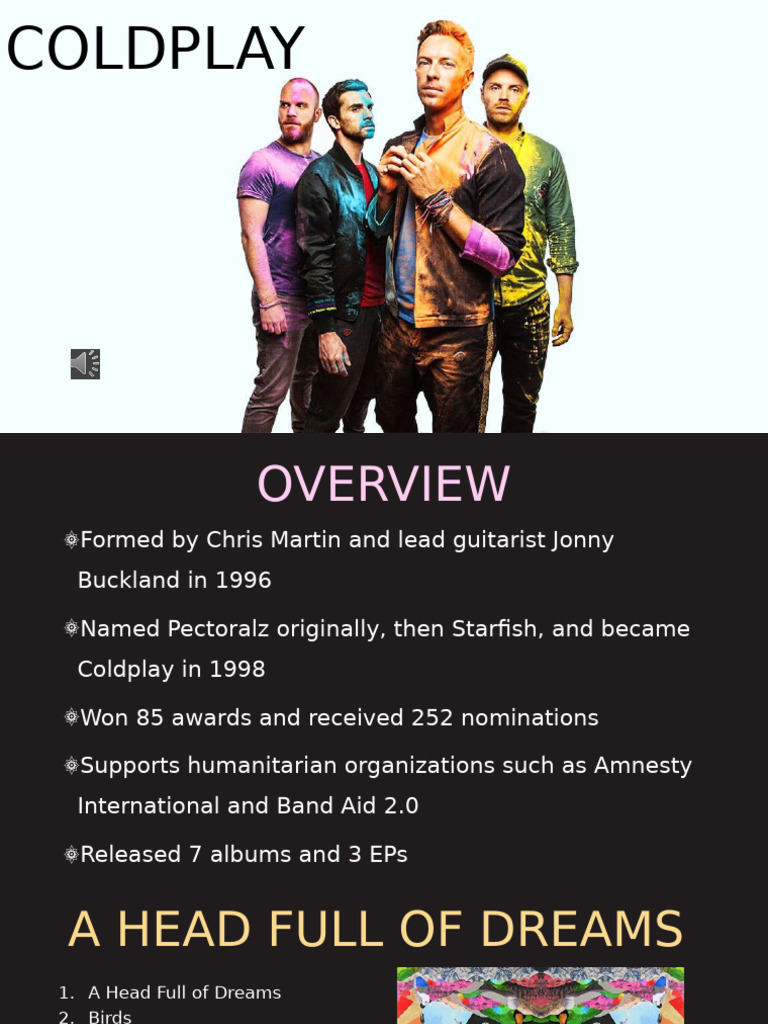 Coldplay: Overview and Discography | PDF