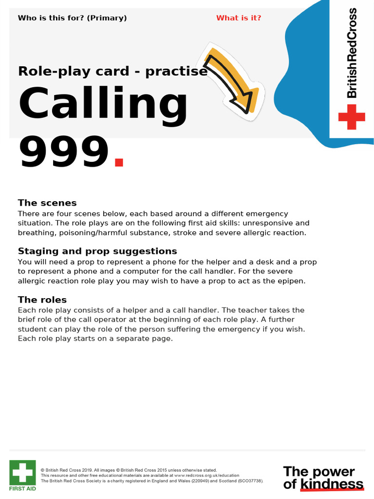 Emergency Role Play Scenarios Guide | PDF | Thorax | Clinical Medicine
