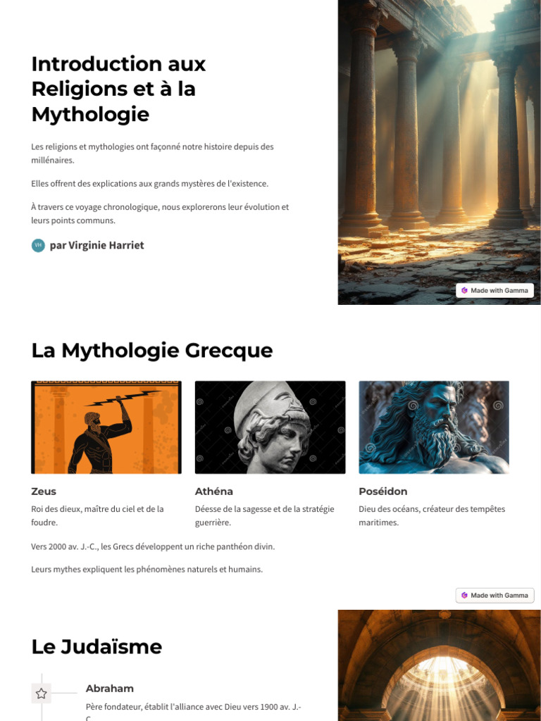 Chronologie des Religions et Mythes | PDF | Dieu | Mahomet