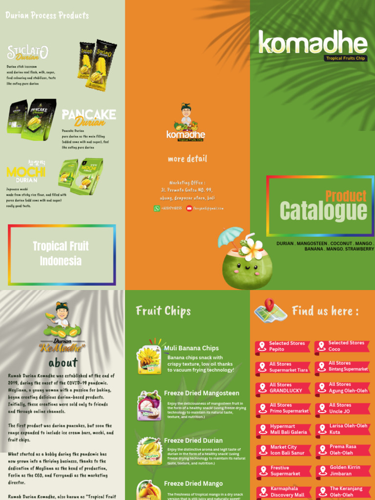 Durian Process Products Overview | PDF | Bali | Tropical Fruit