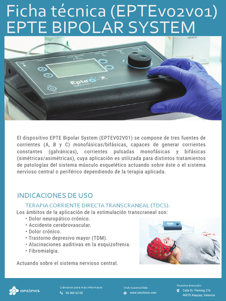 Sistema EPTE Bipolar para Terapias | PDF | Dolor | Dolor lumbar