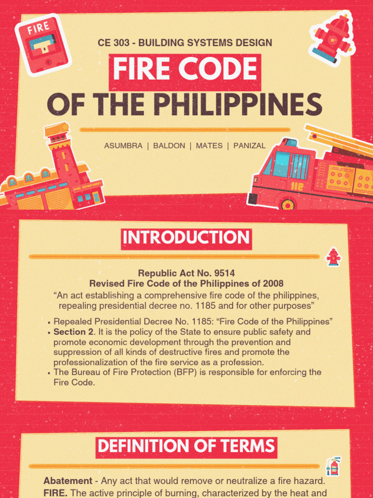 Revised Fire Code of the Philippines | PDF | Fire Safety | Fires