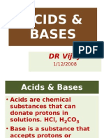 Acids & Bases: DR Vijay