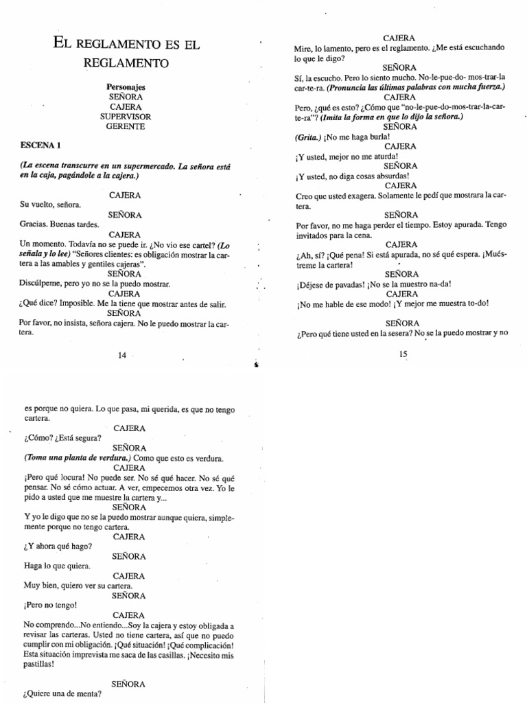 El Reglamento Es El Reglamento | PDF