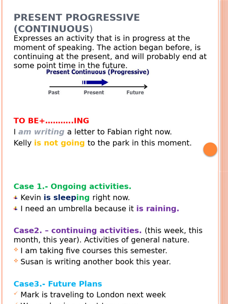 Mastering English Progressive Tenses | PDF | Perfect (Grammar ...
