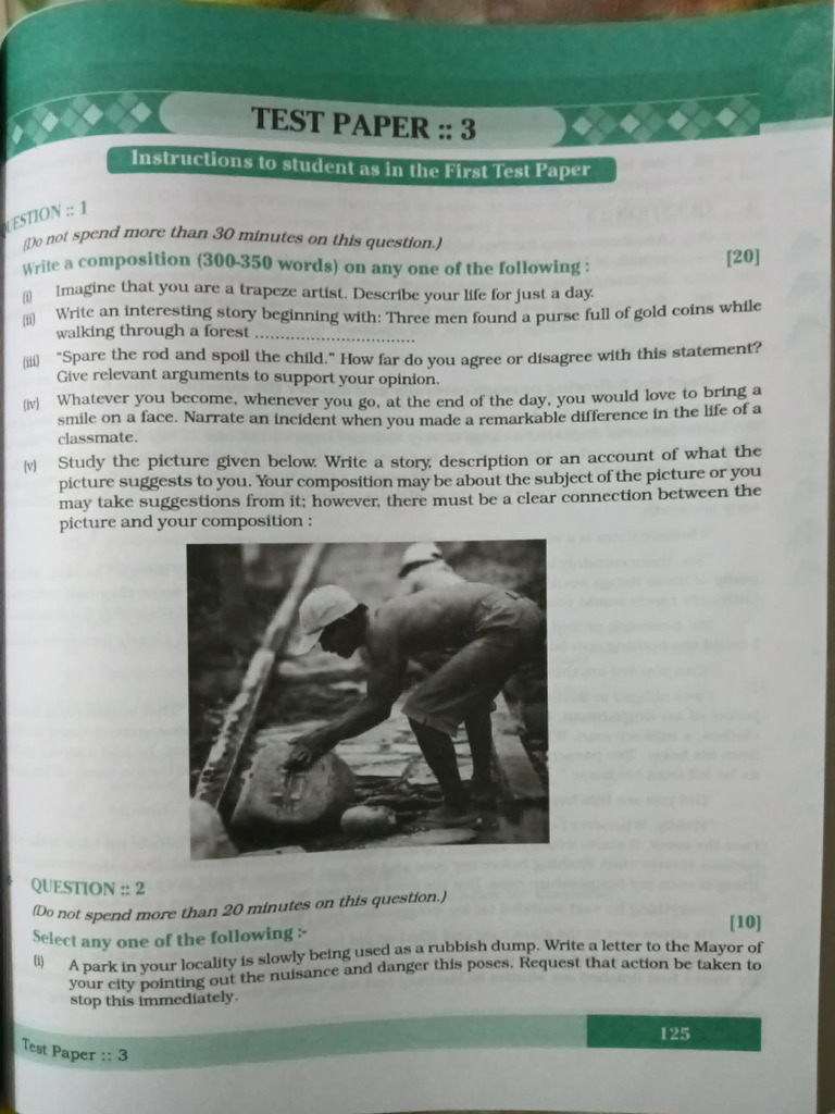 ICSE English Language Specimen Paper 2026 | PDF