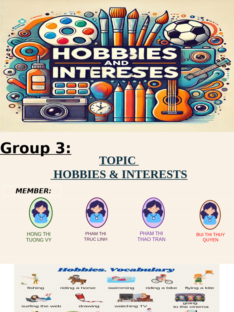 Exploring Hobbies and Interests Guide | PDF | Hobbies | Creativity