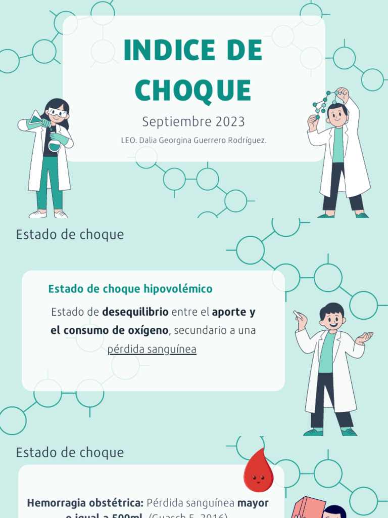 Índice de Choque Hipovolémico | PDF