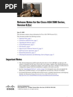 Release Notes For The Cisco ASA 5500 Series, Version 8.2 (X)