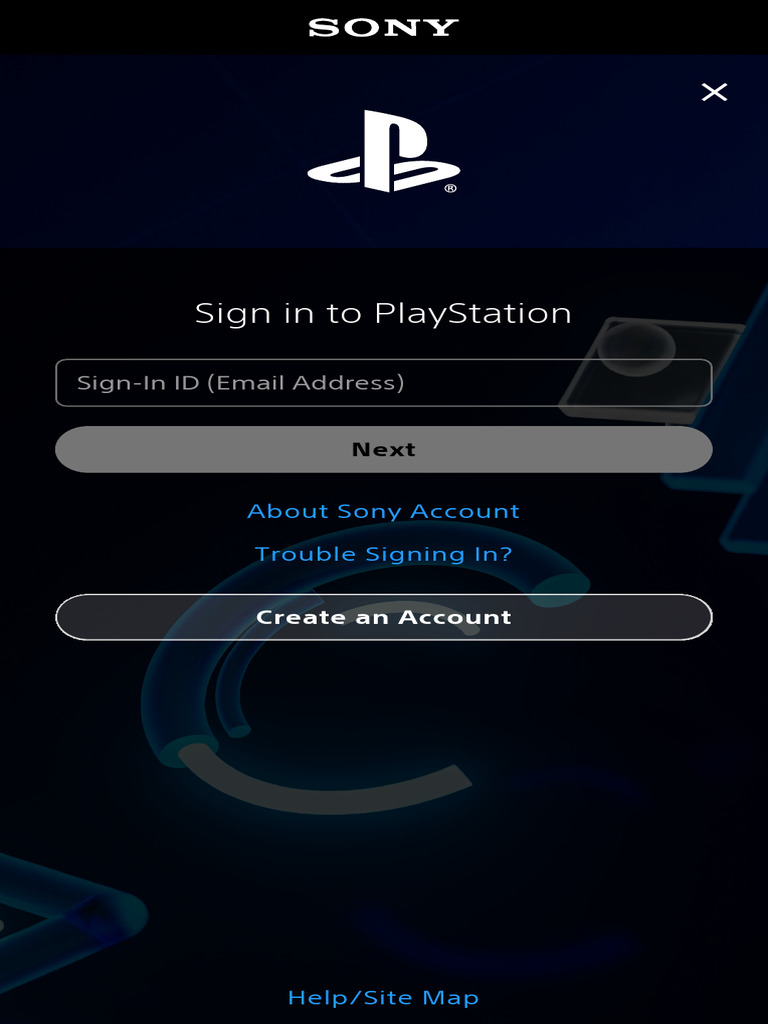 Sony Account Sign-In Guide | PDF