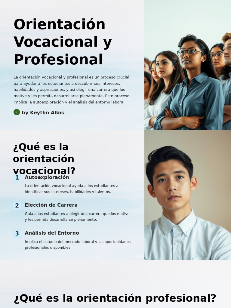 Orientacion Vocacional y Profesional | PDF | Planificación | Economias