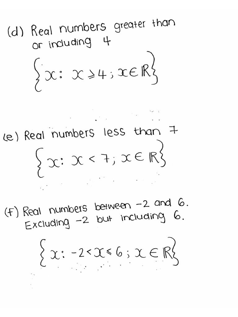 Set Builder Notation Examples Part 2 | PDF