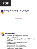 Programming Languages: Thirumurugan