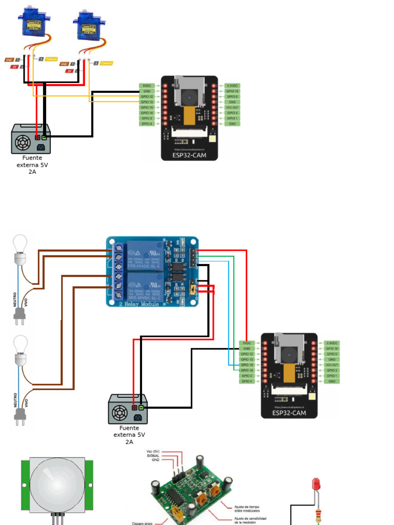 Conexiones ESP32CAM | PDF