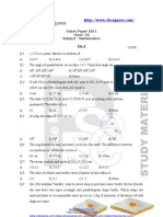 Sec A: Guess Paper 2011 Class-IX Subject - Mathematics