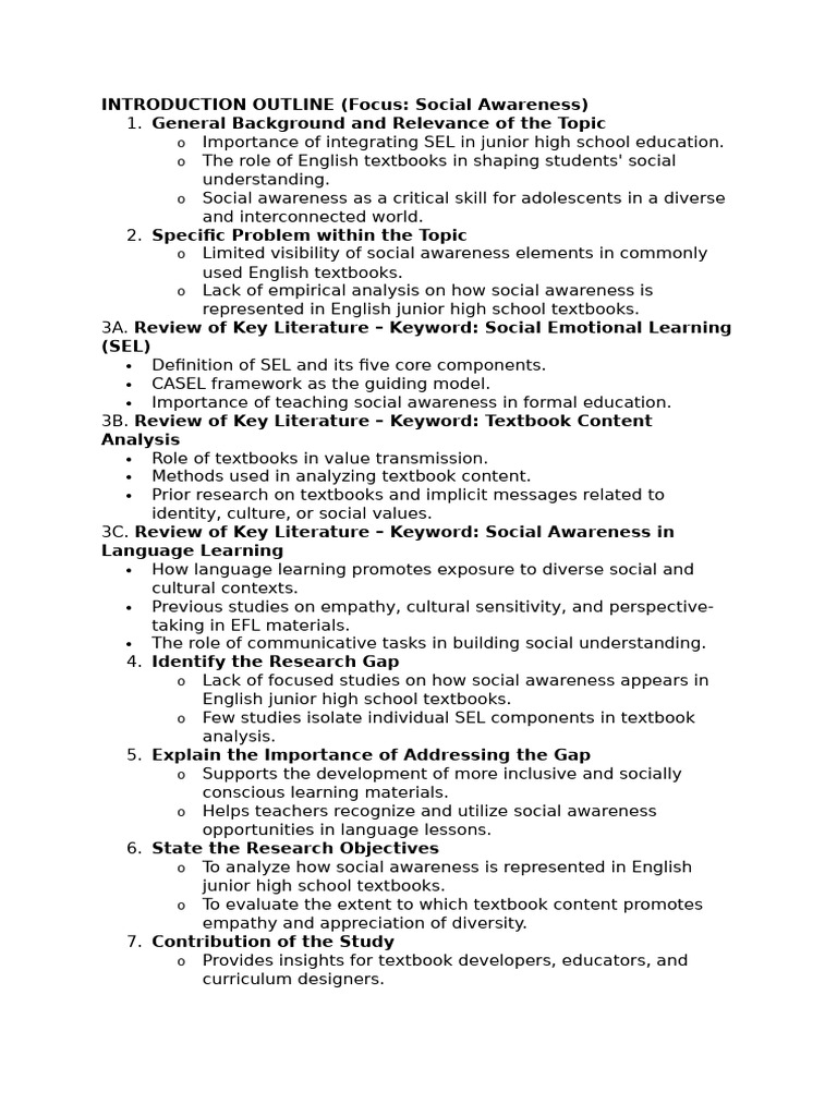 Outline Introduction CASEL | PDF | Decision Making | Learning