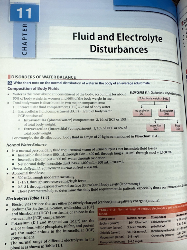 Understanding Fluid and Electrolyte Disorders | PDF | Saline (Medicine ...
