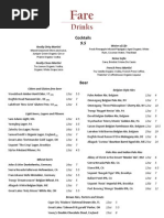 Download Fare Drinks Menu by Fare Restaurant SN87231964 doc pdf