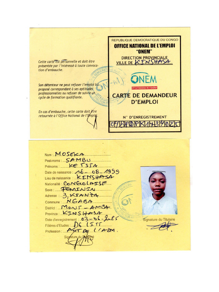 Carte Onem | PDF