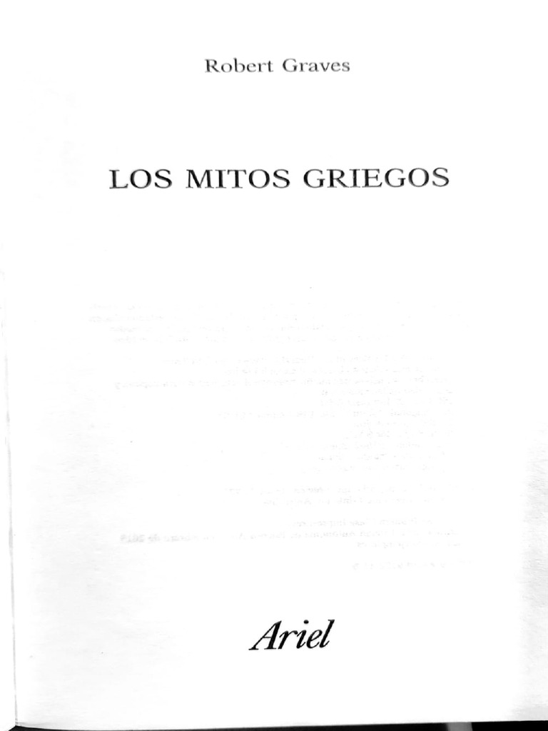 Mito Griegos Graves | PDF