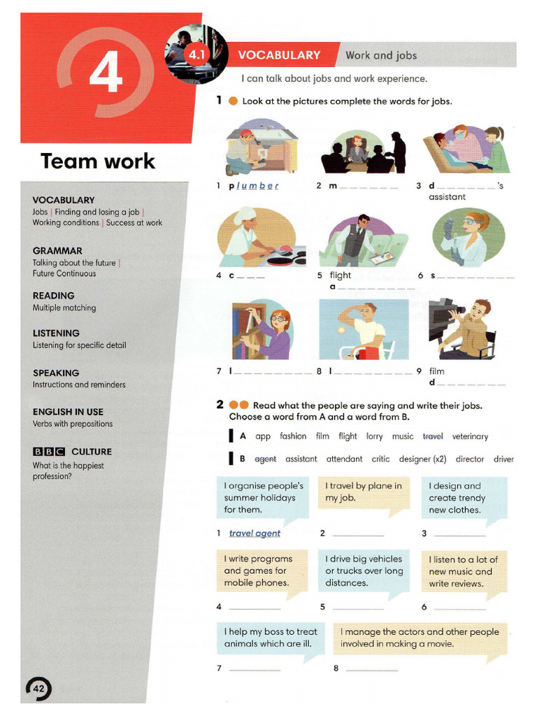 Wider World 4 Workbook - 2023 Unit 4 | PDF