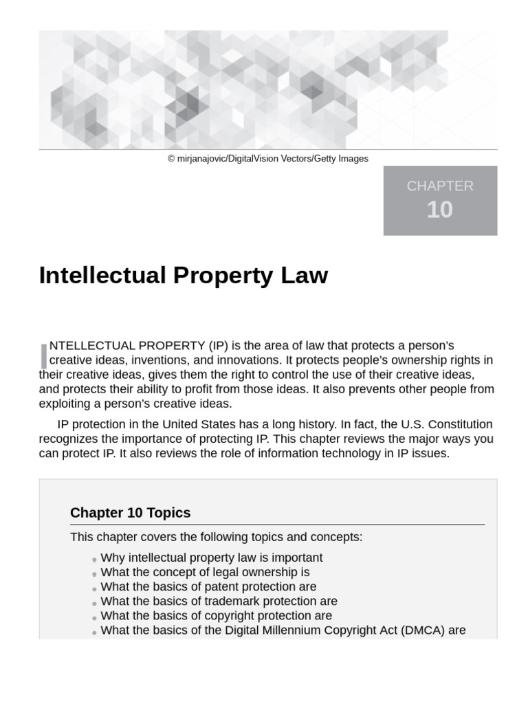 Understanding Intellectual Property Law | PDF | Patent Application | Patent
