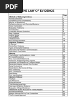 NCA Exam Outline - January 2012 - Evidence