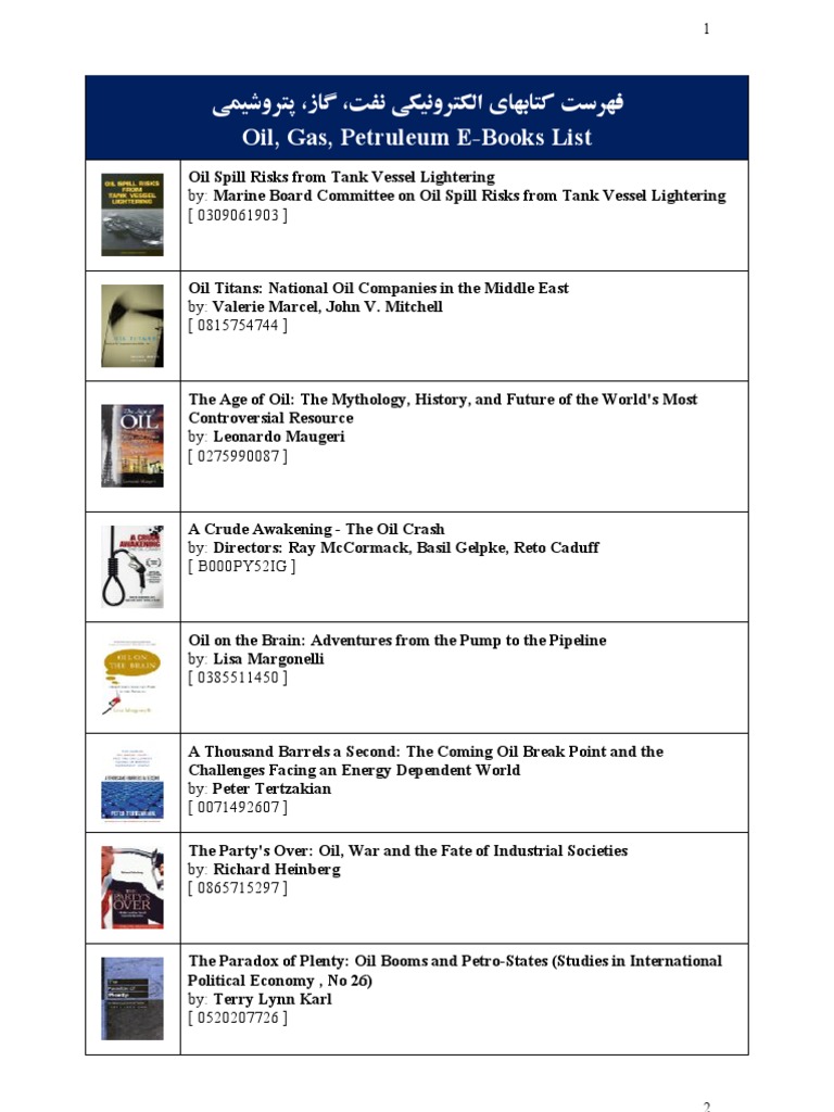 41 Oil Gas Petruleum E Books List Petroleum Russia