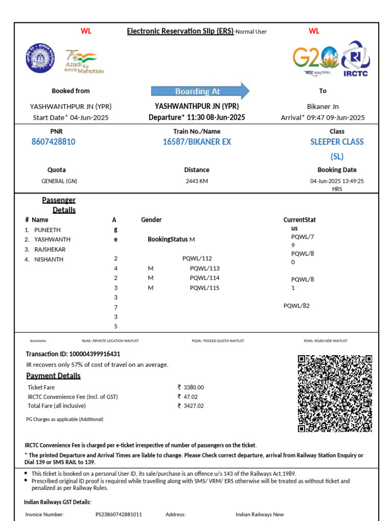 Train Ticket | PDF | Identity Document | Payments