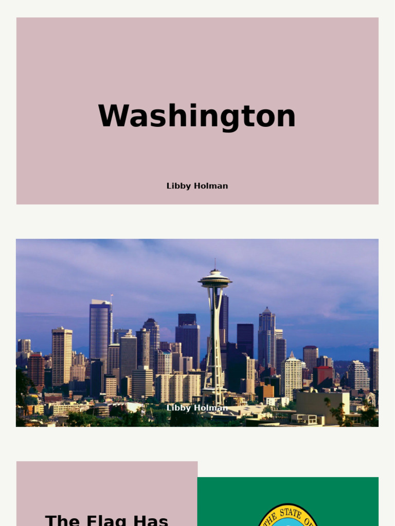 Facts About Washington State | PDF