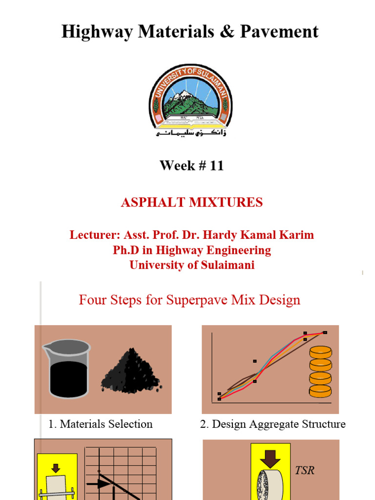 Superpave Asphalt Mix Design Guide | PDF | Concrete | Mechanical ...