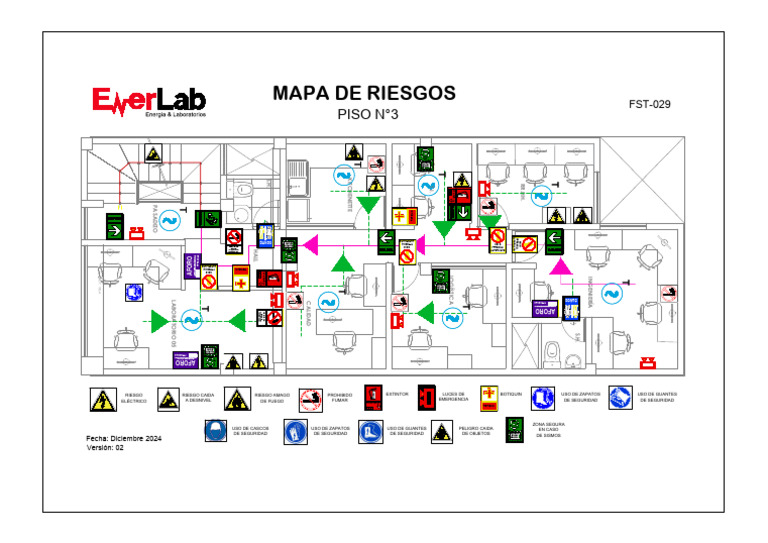 Mapa de Riesgos y Zonas Seguras | PDF