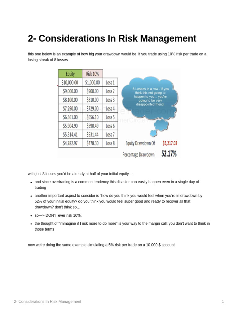 2-Considerations in Risk Management 1 | PDF | Risk