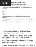 Evolution of Computer-Aided Digital Design