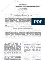 Aderência À Prática de Exercícios Físicos em Academias de Ginástica