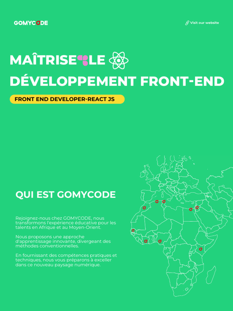 Formation Développeur Front-End React JS | PDF | Programmation web ...