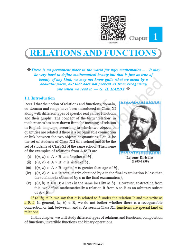 Understanding Relations and Functions | PDF | Set (Mathematics ...