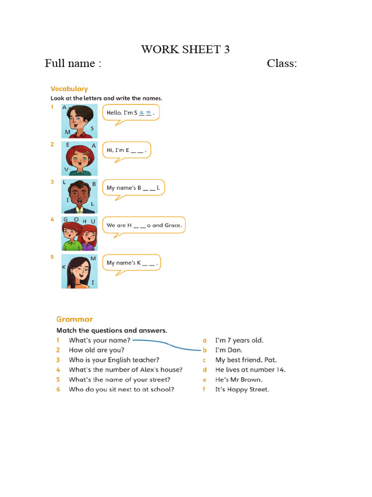 Point of View Worksheet 3 | PDF