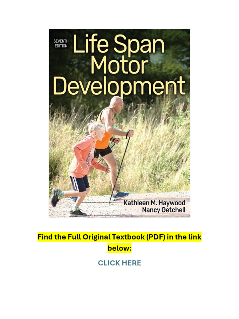 Life Span Motor Development Overview | PDF | Developmental Psychology ...