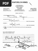 Clinic Sick Note Certification | PDF