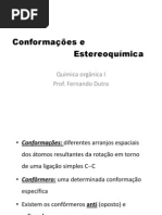 Aula 04 - Conformações e estereoquímica