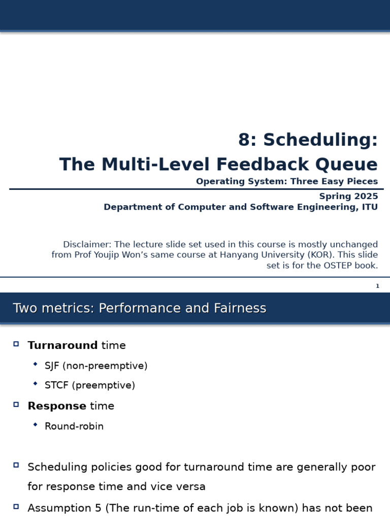 Multi-Level Feedback Queue Explained | PDF | Scheduling (Computing ...