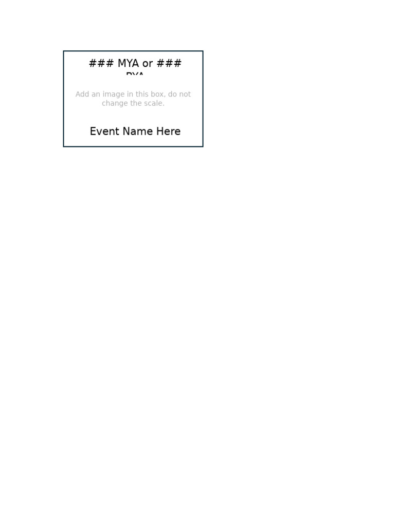 Timeline Event Template | PDF