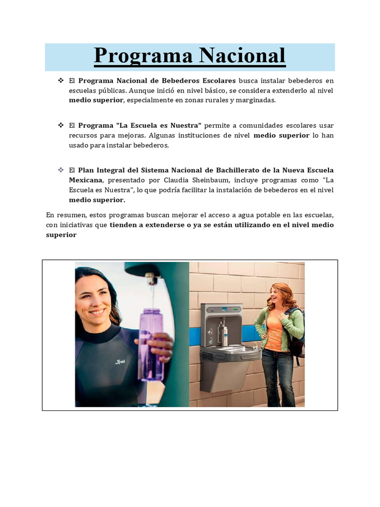 Programa Nacional para El Bienestar de Todos | PDF