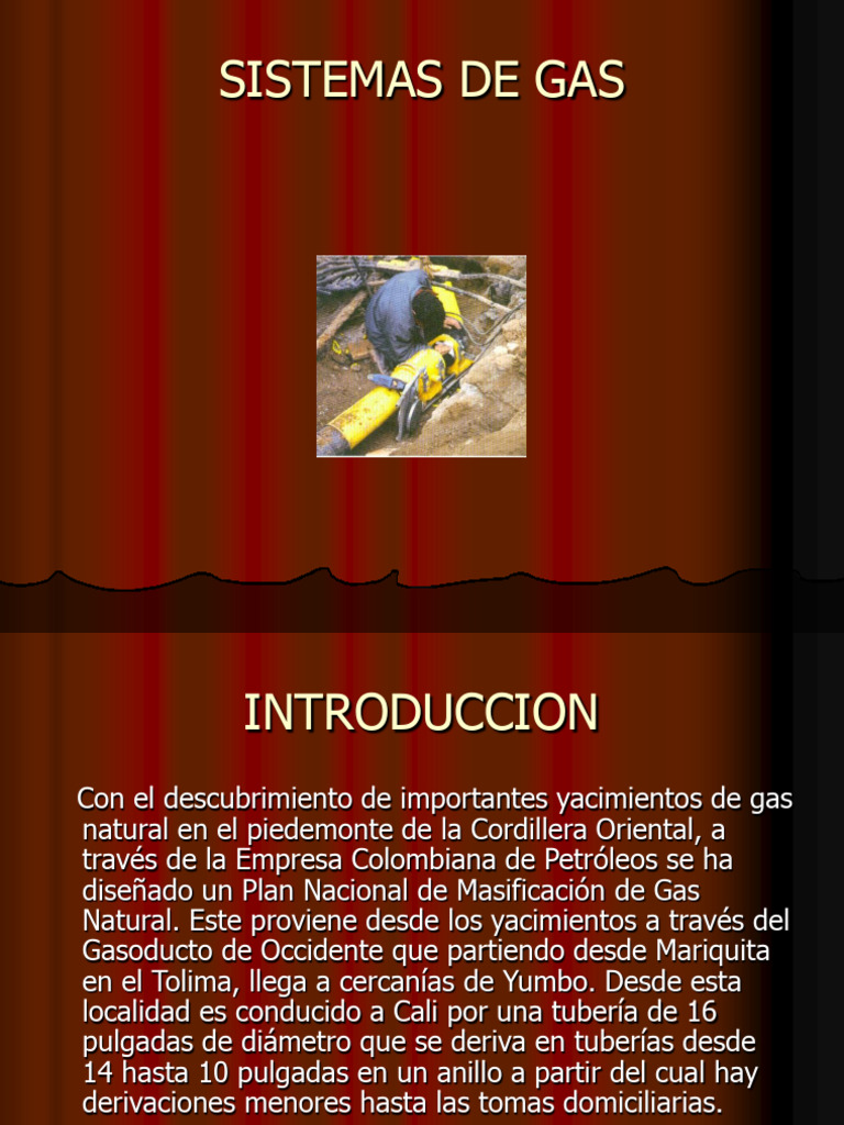 1 Sistemas de Gas Ok Clase | PDF | Gases | Gas natural