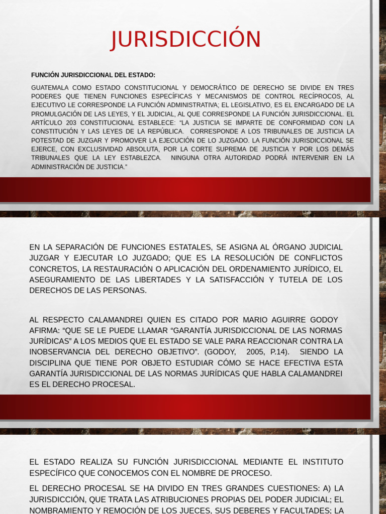 Diapositivas de La Jurisdicciã N. Segunda Clase | PDF | Jurisdicción ...