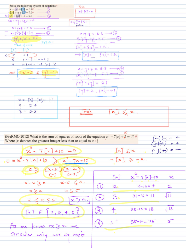 Solve Tricky Math Problems | PDF