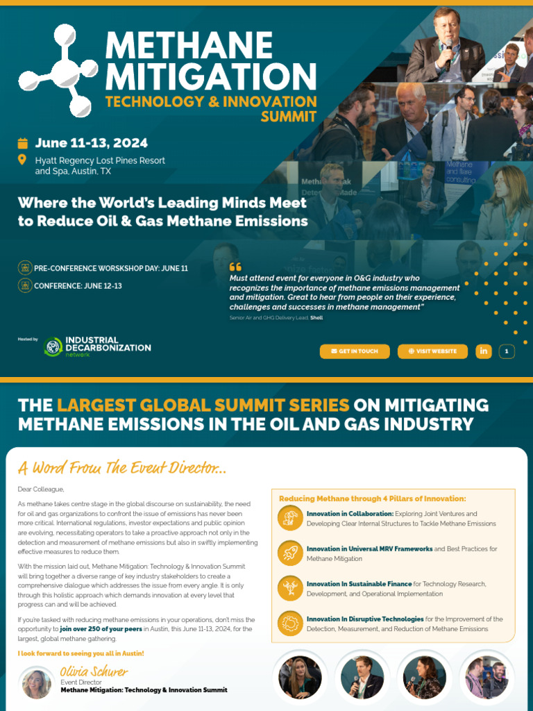 Methane Mitigation Technology Innovation Event ...