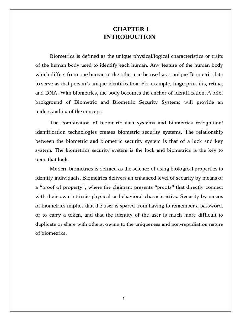 Understanding Biometric Identification Systems | PDF | Biometrics ...